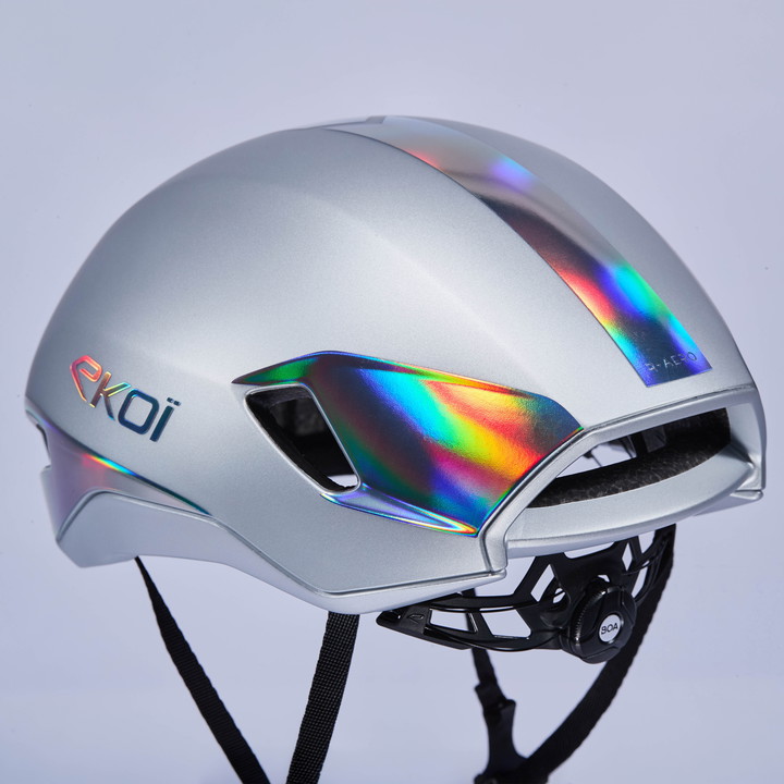EKOI Racing R-AERO Helm Mattsilber