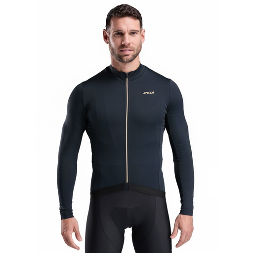 Camisola de mangas compridas EKOI Perf HEAT GENERATING Preto Dourado