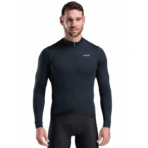 Maillot de manga larga EKOI Perf HEAT GENERATING Negro