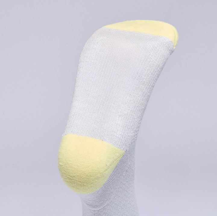 CHAUSSETTES FEMME RACING OUTLAST EKOI X MARION ROUSSE GRIS/LIME
