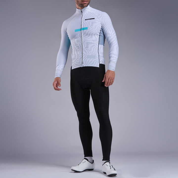 COMBINAISON THERMIQUE EKOI PERF GRAPHIC BLANC