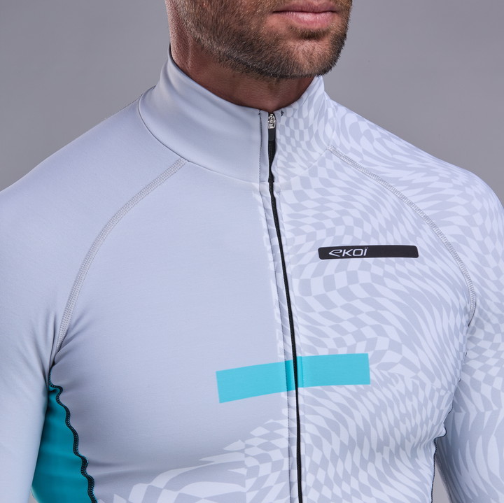 COMBINAISON THERMIQUE EKOI PERF GRAPHIC BLANC