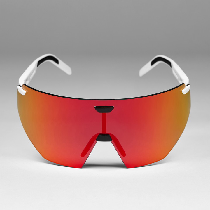 AEROLITE white black + full revo chrome red cat 3