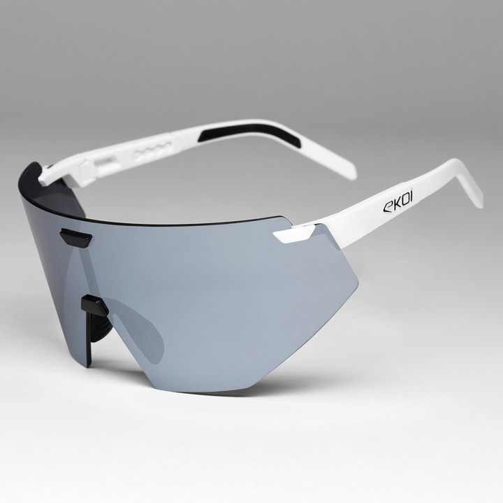AEROLITE white black + full revo platinum mirror cat 3