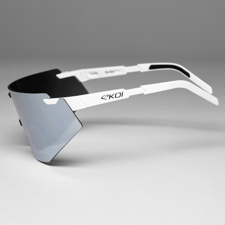 AEROLITE white black + full revo platinum mirror cat 3