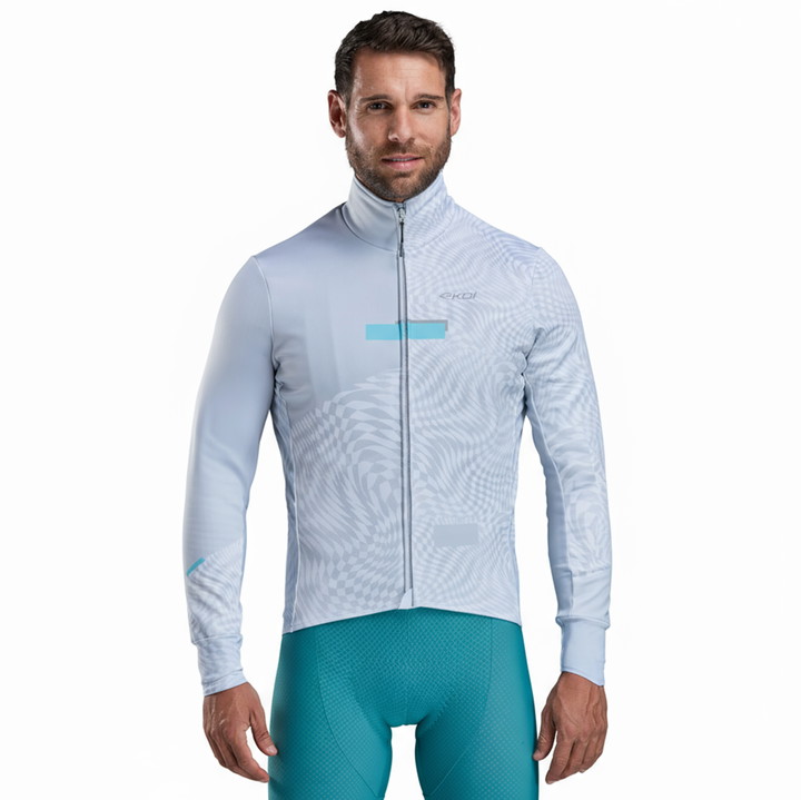 VESTE THERMIQUE EKOI PERF GRAPHIC BLANC