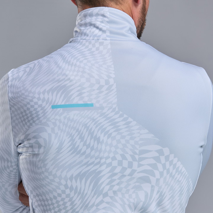 VESTE THERMIQUE EKOI PERF GRAPHIC BLANC