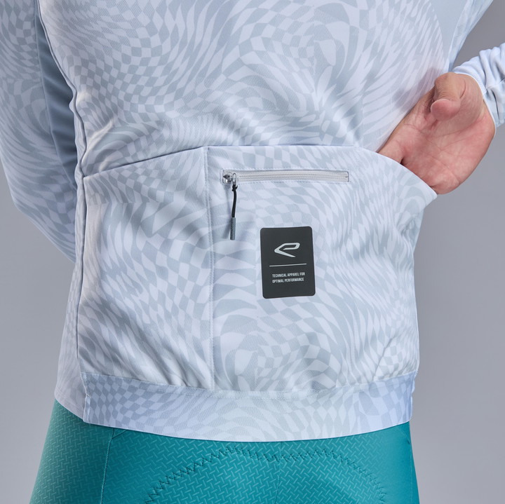 VESTE THERMIQUE EKOI PERF GRAPHIC BLANC