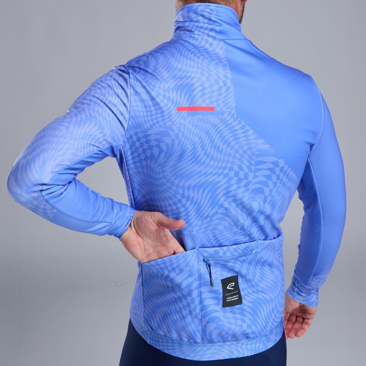 VESTE THERMIQUE EKOI PERF GRAPHIC BLEU
