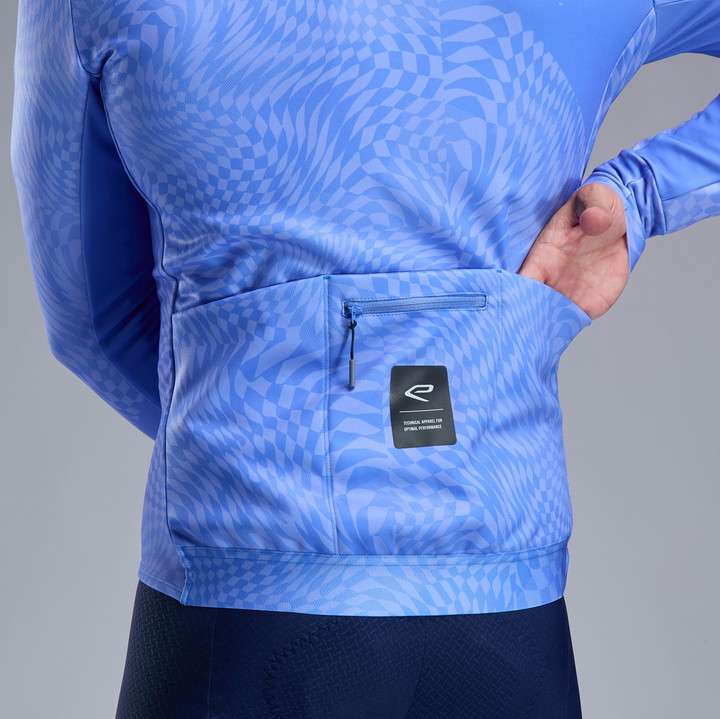 VESTE THERMIQUE EKOI PERF GRAPHIC BLEU