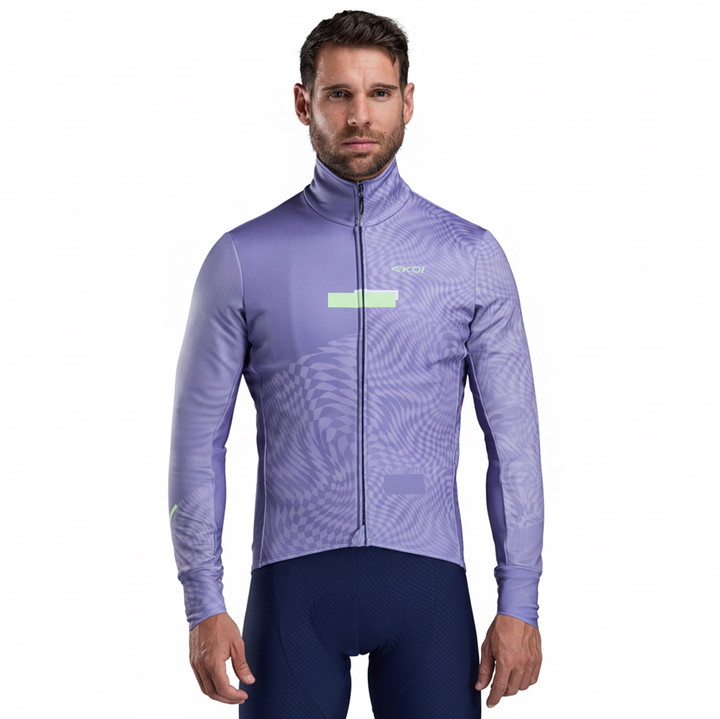 VESTE THERMIQUE EKOI PERF GRAPHIC VIOLET