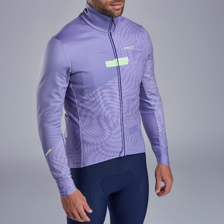 VESTE THERMIQUE EKOI PERF GRAPHIC VIOLET