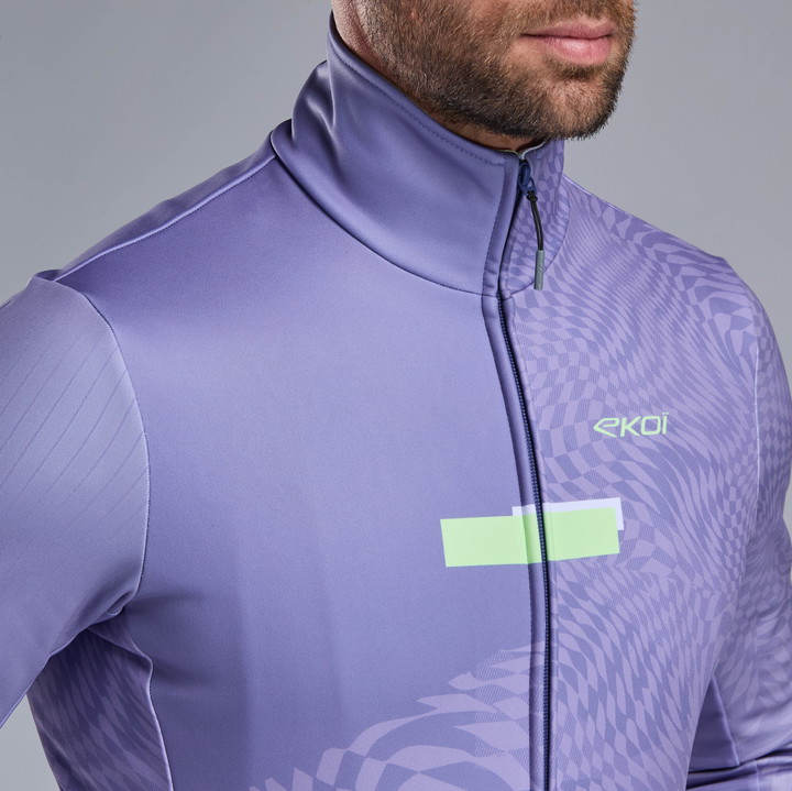 VESTE THERMIQUE EKOI PERF GRAPHIC VIOLET