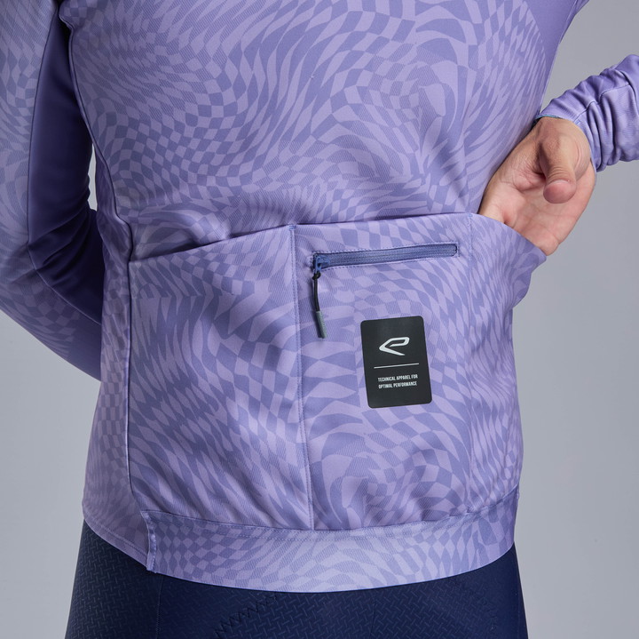 VESTE THERMIQUE EKOI PERF GRAPHIC VIOLET