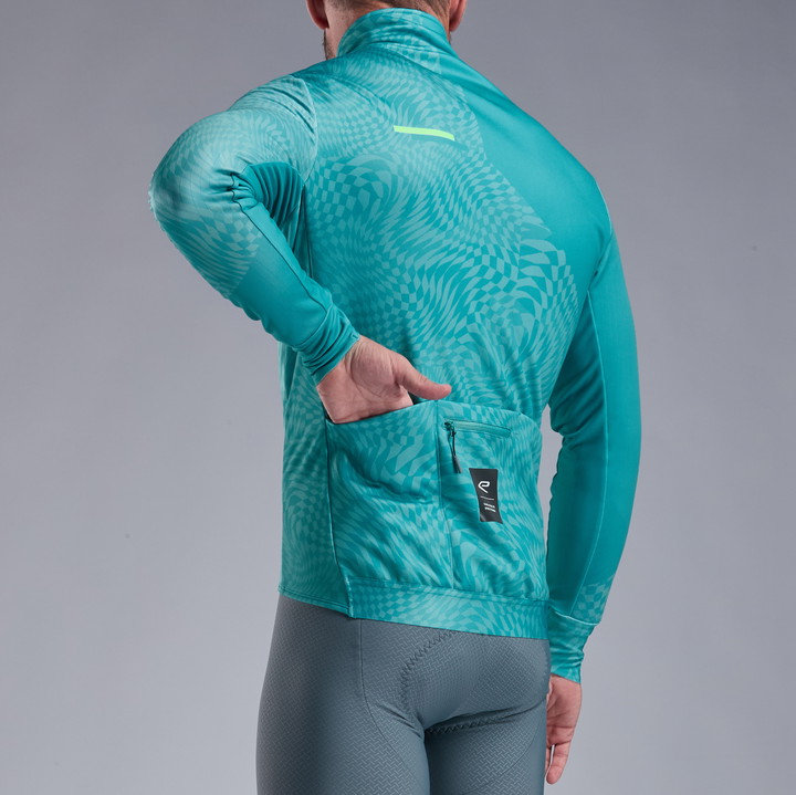 VESTE THERMIQUE EKOI PERF GRAPHIC VERT AZUR
