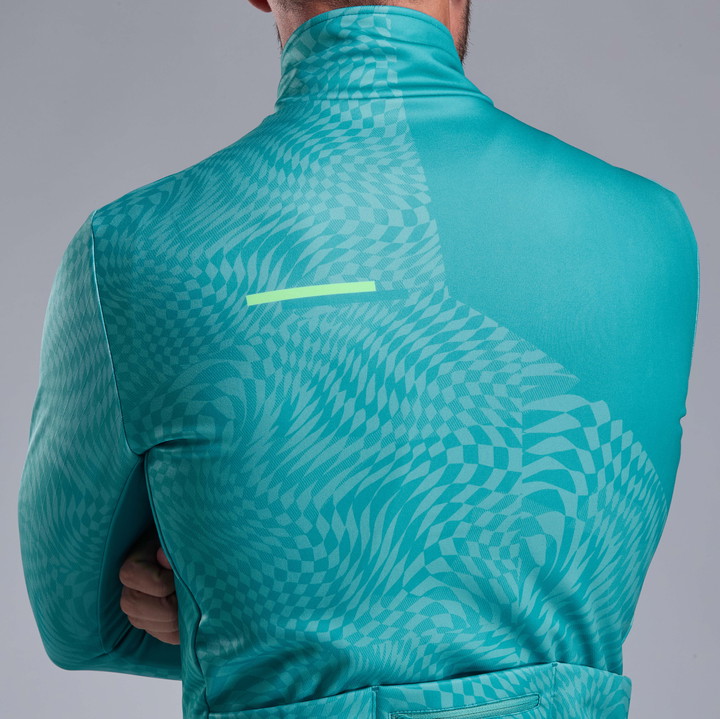 VESTE THERMIQUE EKOI PERF GRAPHIC VERT AZUR