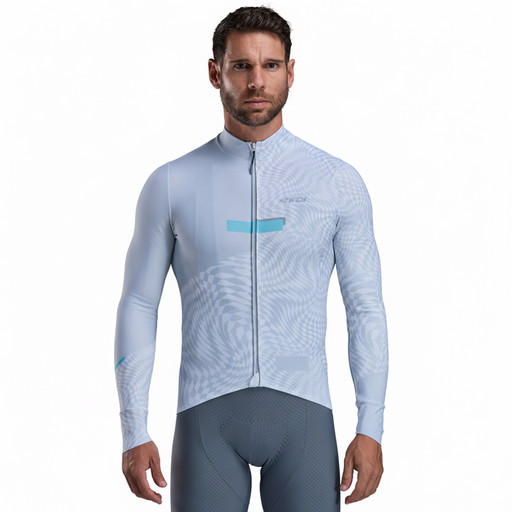 Long-Sleeve Jersey EKOI Perf GRAPHIC White