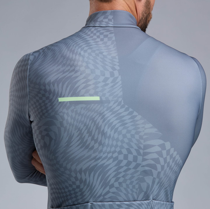 MAILLOT MANCHES LONGUES EKOI PERF GRAPHIC GRIS
