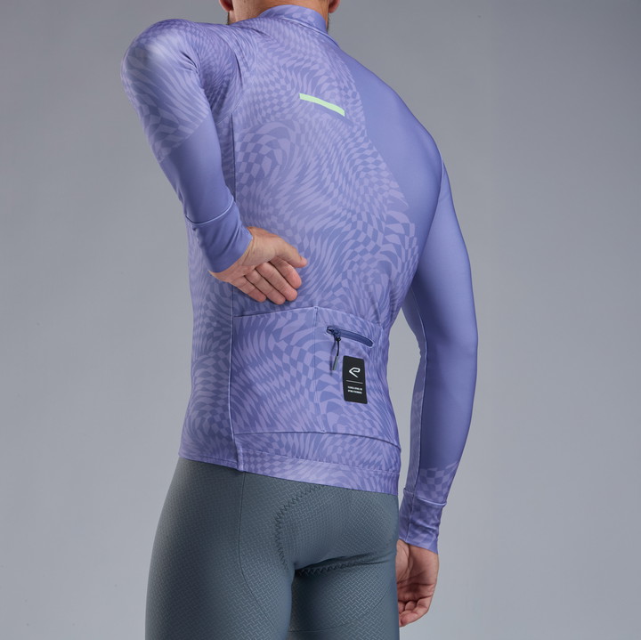 MAILLOT MANCHES LONGUES EKOI PERF GRAPHIC VIOLET