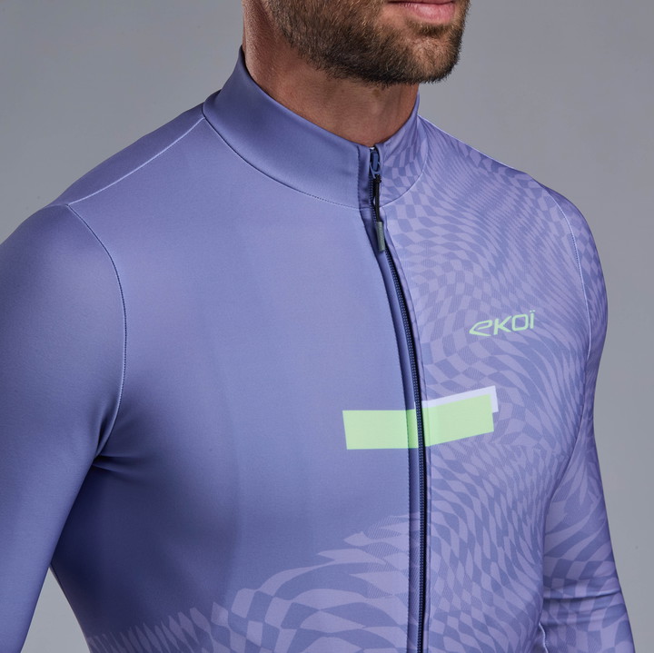 MAILLOT MANCHES LONGUES EKOI PERF GRAPHIC VIOLET