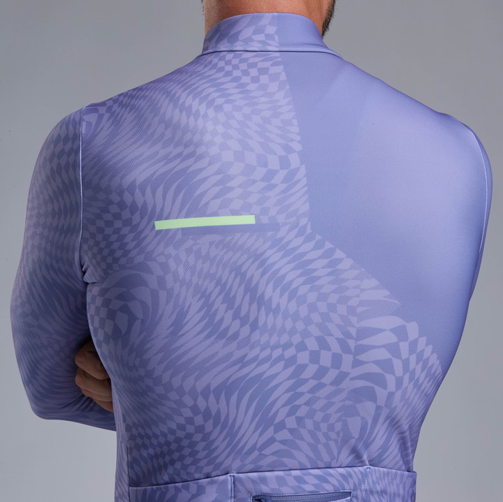 MAILLOT MANCHES LONGUES EKOI PERF GRAPHIC VIOLET