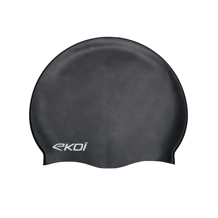 Swimming cap EKOI PERF WaveCut SILICONE BLACK