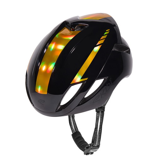 Casco EKOI Perf AR14 LTD Competición Negro Holo Oro