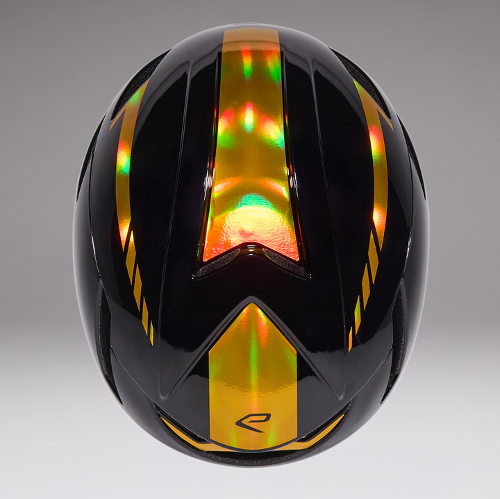 Casque personnalisé EKOI AR14 Noir STAR CHROME