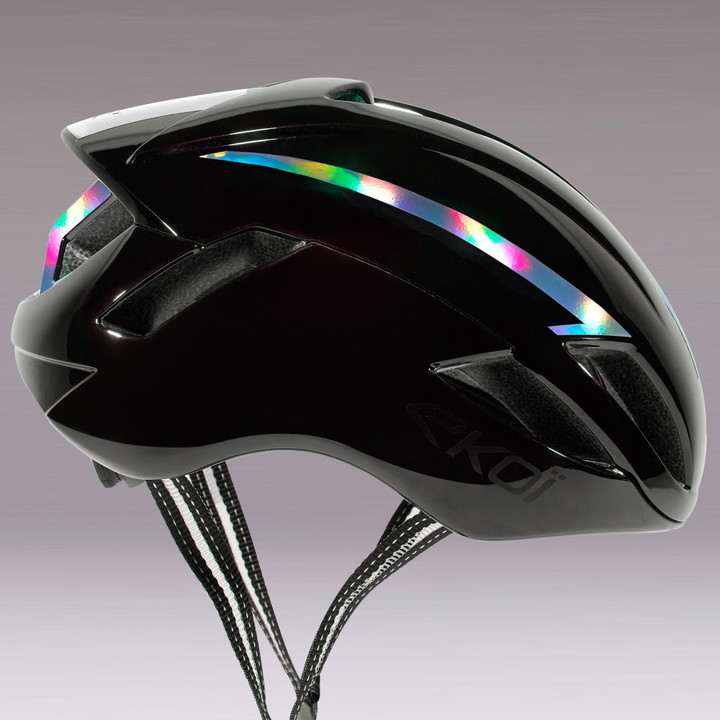 Casque personnalisé EKOI AR14 Noir STAR CHROME