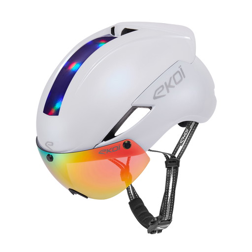 Helmet EKOI Perf AERO16 White LTD Holo Purple