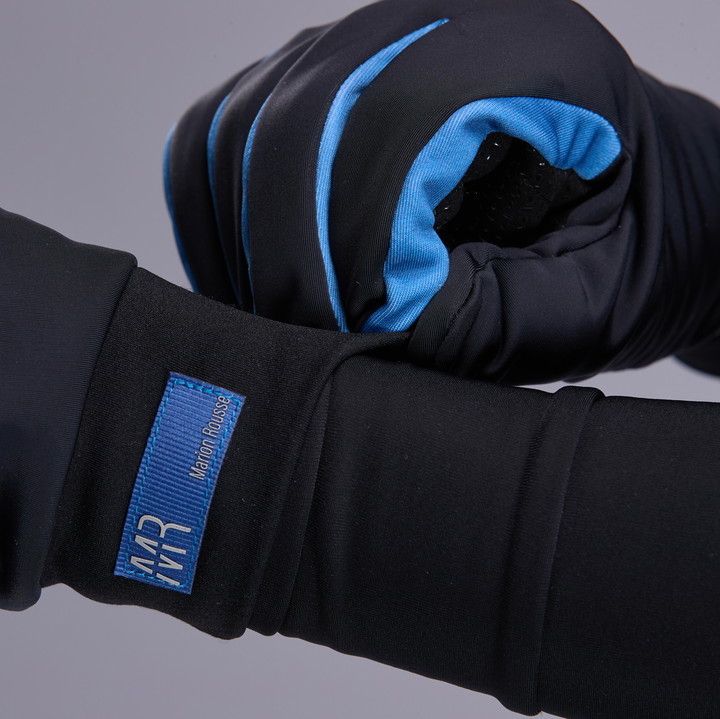 Gants hiver femme EKOI Racing x MARION ROUSSE Primaloft Noir Bleu