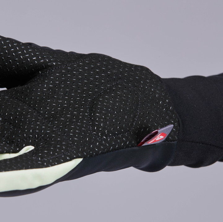 Gants hiver femme EKOI Racing x MARION ROUSSE Primaloft Noir Lime