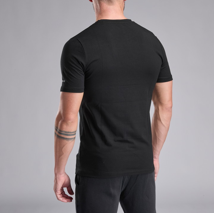 T-shirt Lifestyle EKOI HEART CHAIN Noir Gris