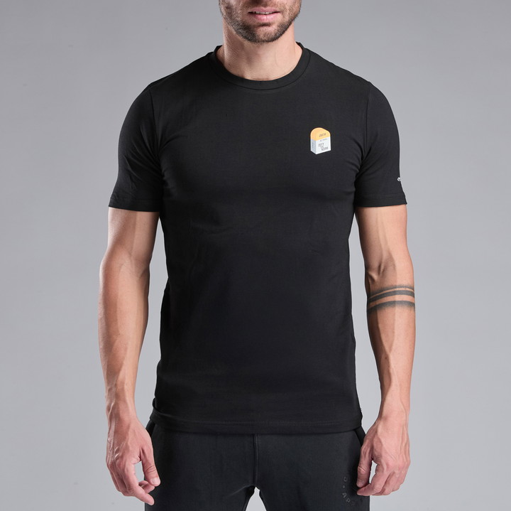 T-SHIRT LIifestyle EKOI BORNE Czarny