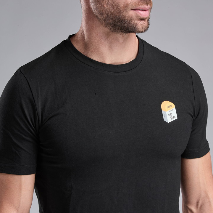 T-SHIRT LIFESTYLE EKOI BORNE SVART