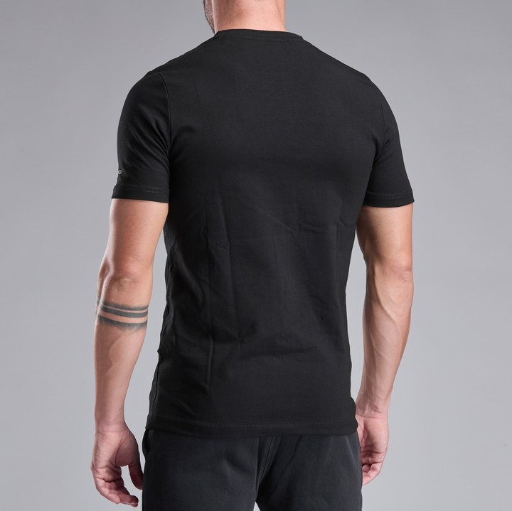 T-SHIRT LIFESTYLE EKOI BORNE ZWART