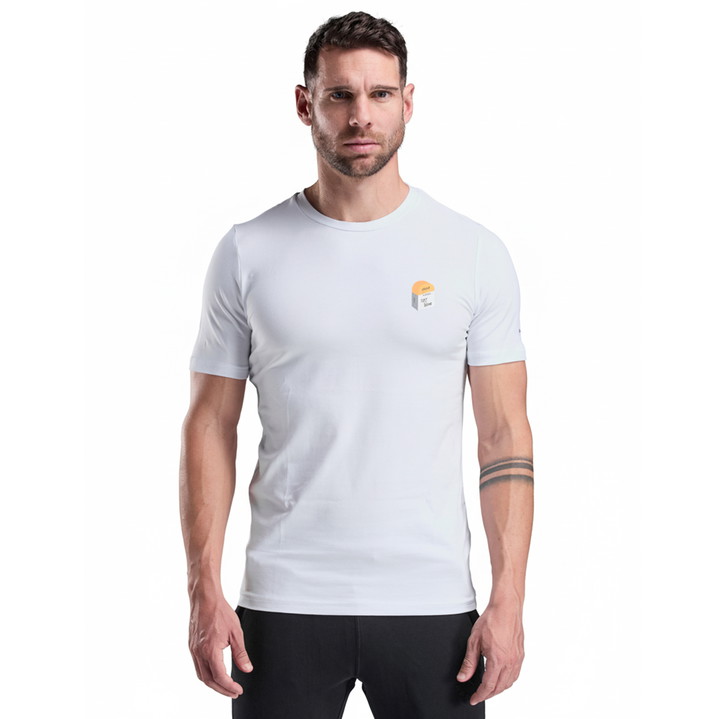 T-SHIRT LIFESTYLE EKOI BORNE WIT