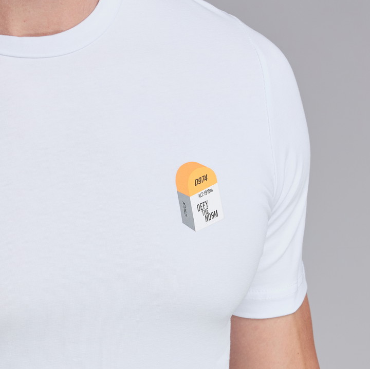 T-SHIRT LIFESTYLE EKOI BORNE WIT