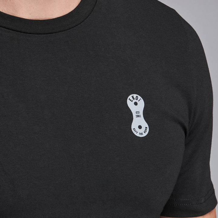 T-SHIRT LIFESTYLE EKOI LINK ZWART