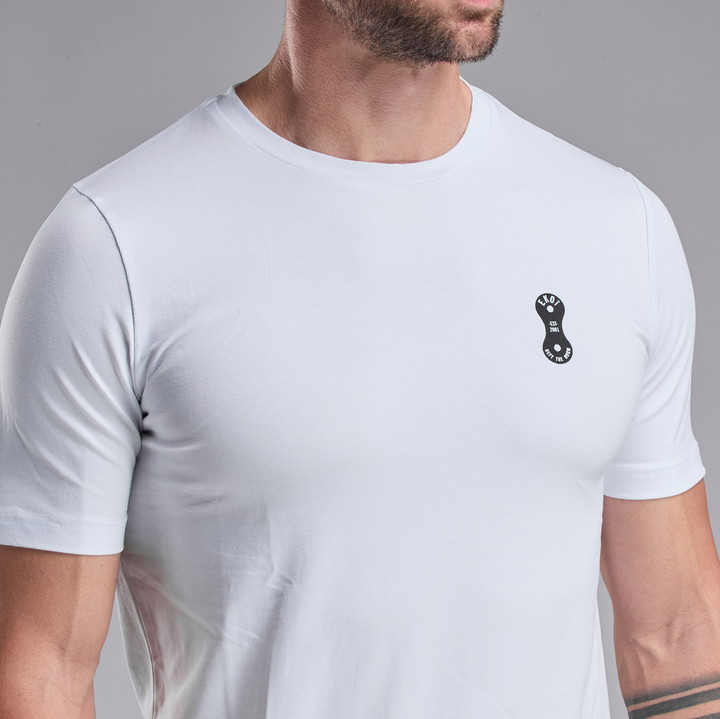 T-SHIRT LIFESTYLE EKOI LINK  WEISS