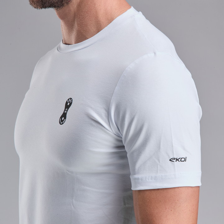 T-SHIRT LIifestyle EKOI LINK Biały