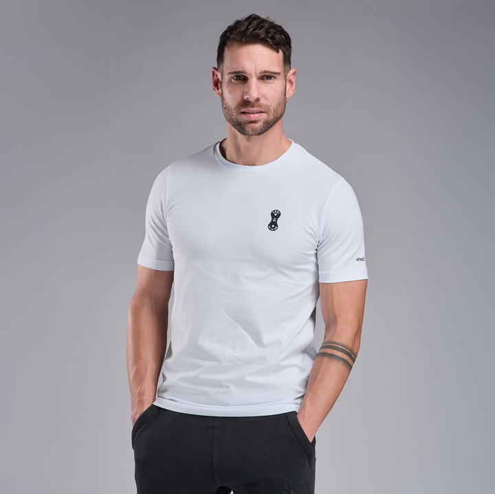 T-SHIRT LIFESTYLE EKOI LINK  WEISS