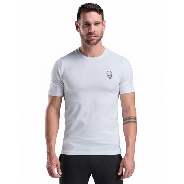 T-SHIRT LIFESTYLE EKOI CHAIN SKULL WIT