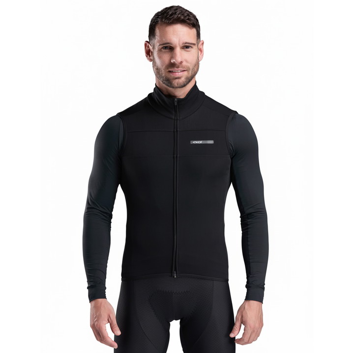 Gilet thermique Hydrofuge EKOI Perf RIDE PROTECT Noir