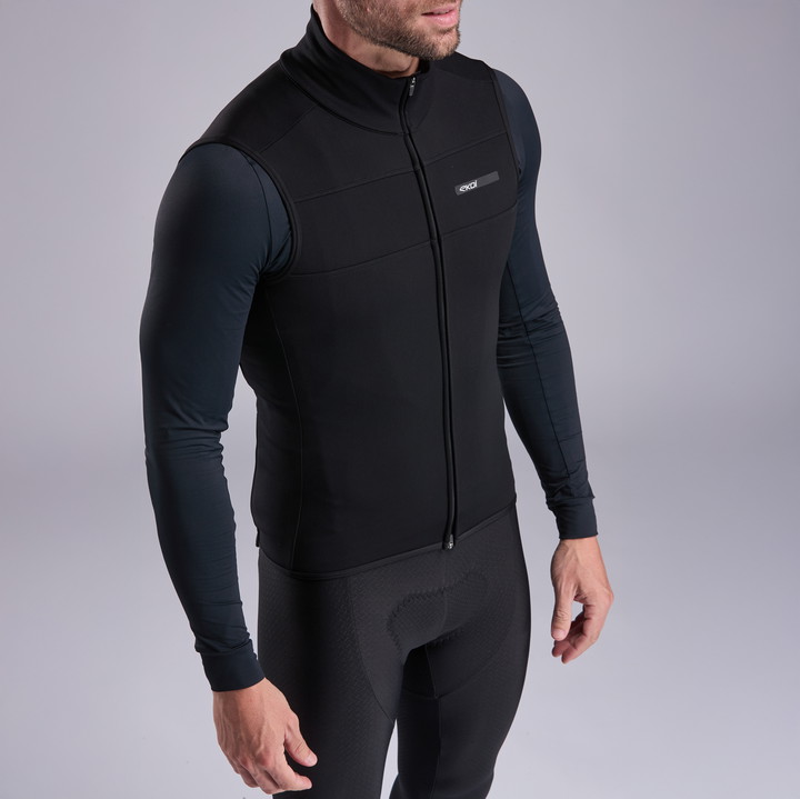Gilet thermique Hydrofuge EKOI Perf RIDE PROTECT Noir