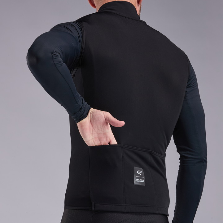 Gilet thermique Hydrofuge EKOI Perf RIDE PROTECT Noir