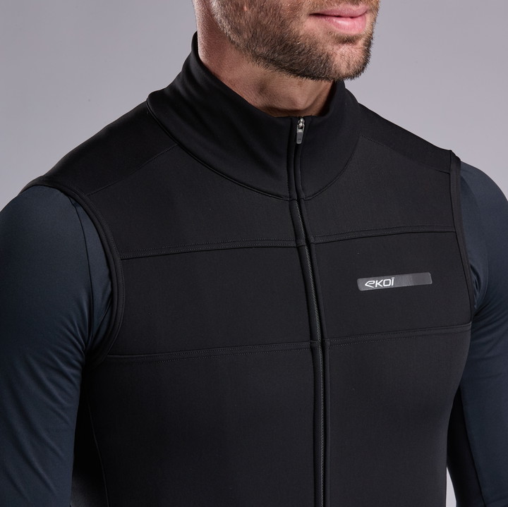 Gilet thermique Hydrofuge EKOI Perf RIDE PROTECT Noir
