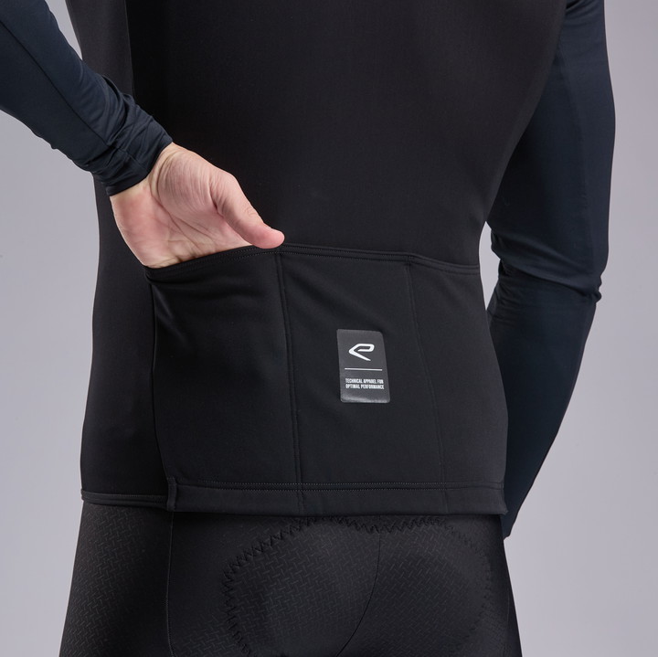 Gilet thermique Hydrofuge EKOI Perf RIDE PROTECT Noir