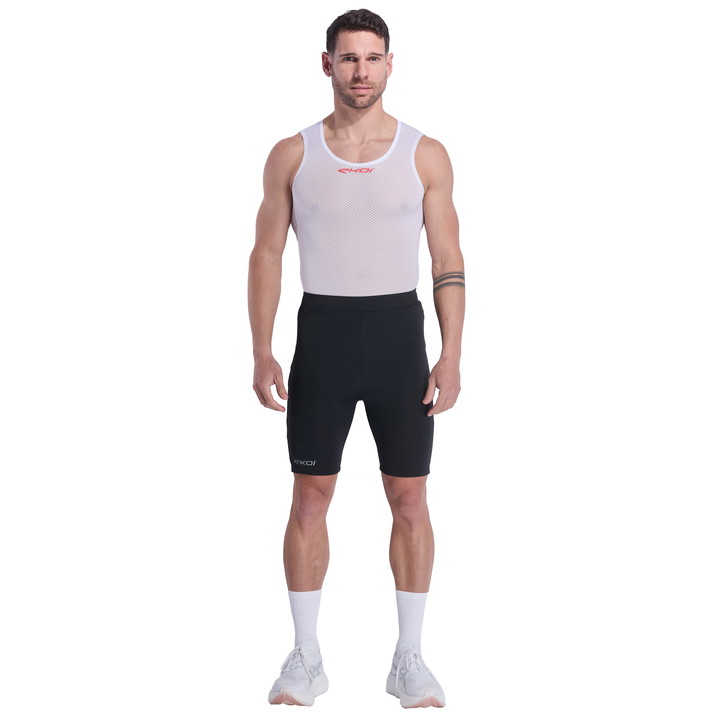  PANTALONCINI EKOI RUN PERF PULSE NERI 