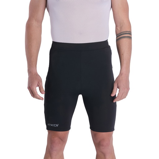 Hardloopshort EKOI Perf RUN PULSE Zwart
